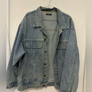 SHEIN Light Blue Denim Jacket